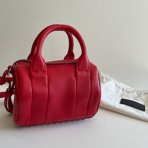 ALEXANDER WANG
Embossed Leather Handle Bag - Color Red